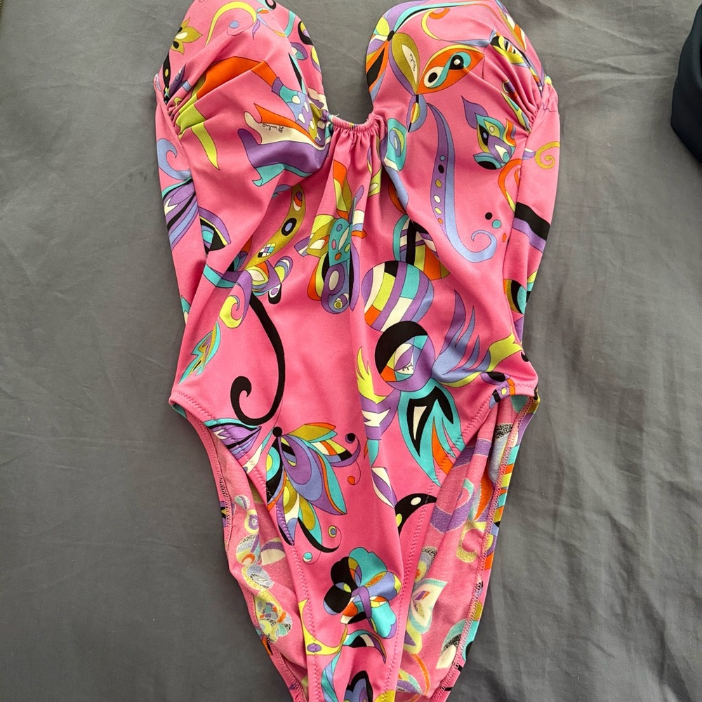 Vintage Emilio Pucci strapless swimsuit - Picture 9 of 9